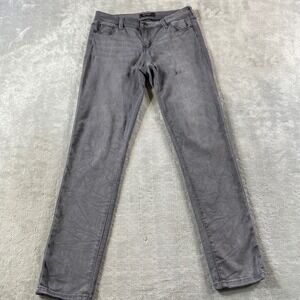 CP Jeans Women Size 9 Gray Stretch Denim Mid Rise Skinny Straight Preppy‎ Casual